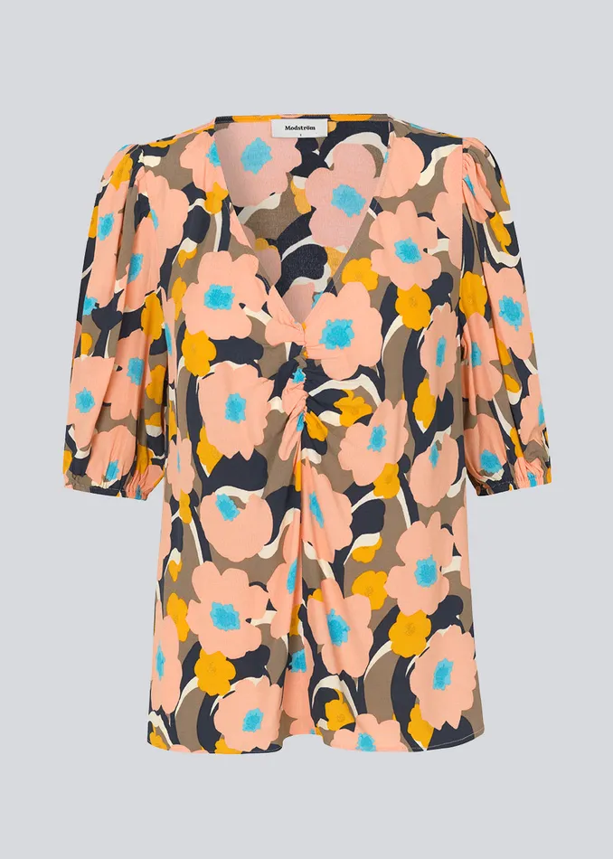 Women DustinMD Print Top Sunset Bouquet Modstrm Tops Women DustinMD Print Top Sunset Bouquet Modstrm Tops