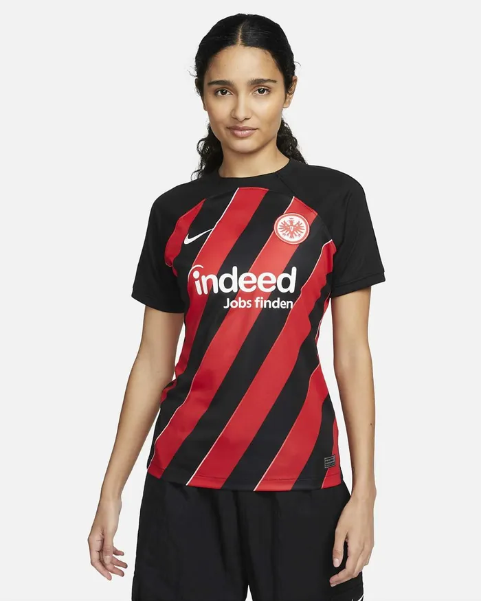 Women Eintracht Frankfurt 202324 Stadium Home Blackuniversity Redwhite Nike Tops And TShirts Women Eintracht Frankfurt 202324 Stadium Home Blackuniversity Redwhite Nike Tops And TShirts