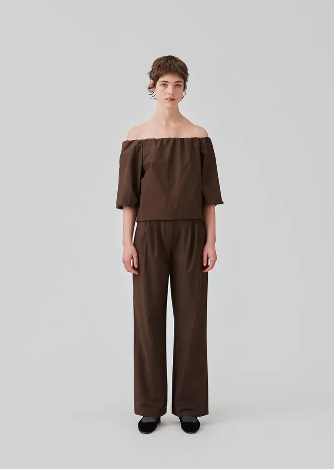 Women FernandoMD Top Dark Coffee Modstrm Tops Women FernandoMD Top Dark Coffee Modstrm Tops