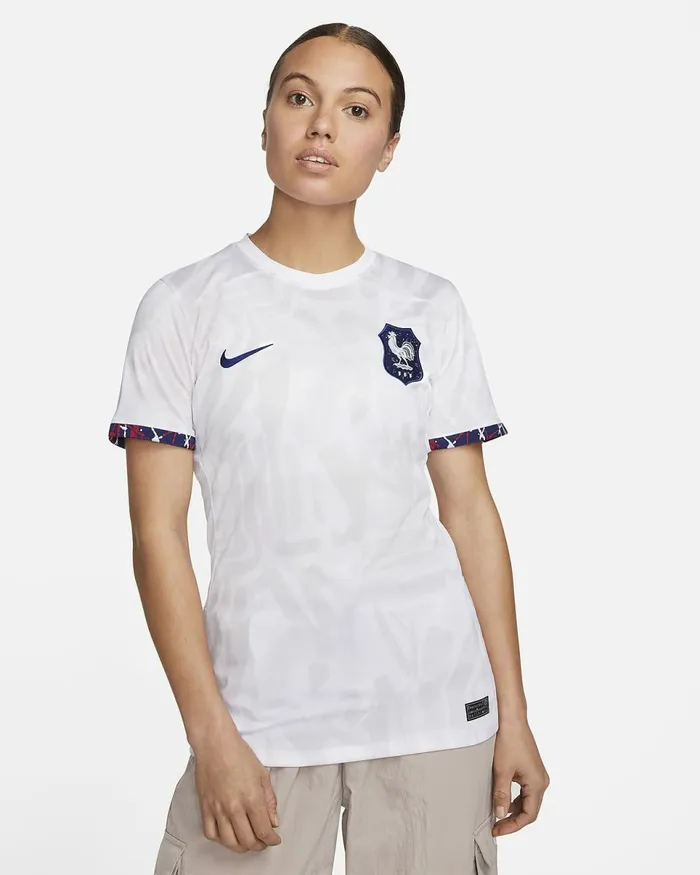 Women Fff 2023 Stadium Away Whiteveniceloyal Blue Nike Tops And TShirts