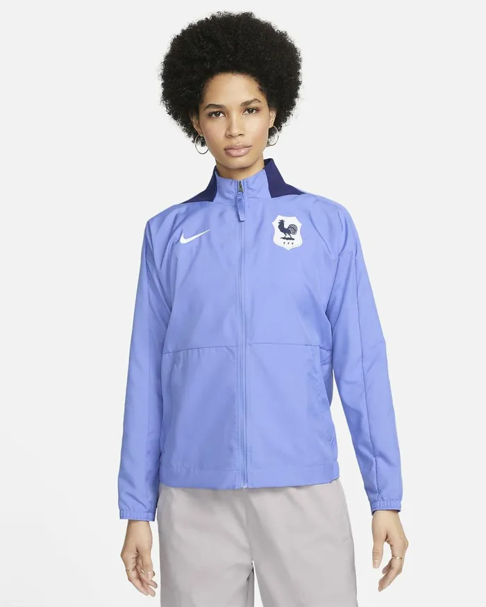 Women Fff Polarloyal Bluewhite Nike Jackets