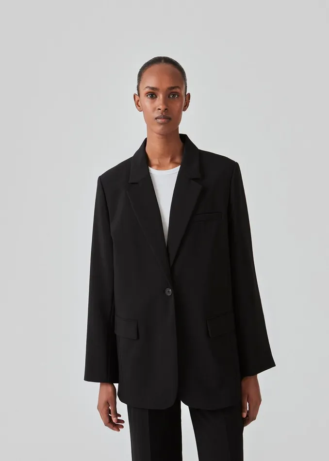 Women Gale Blazer Black Modstrm Blazer