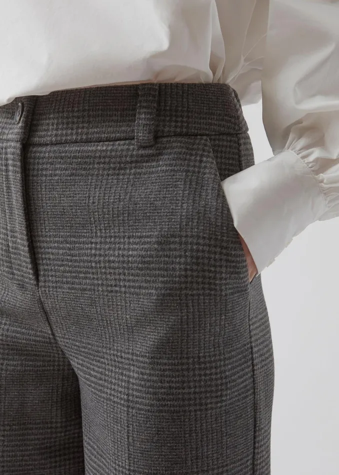 Women Gale Check Pants Cox Grey Check Modstrm Pants and Leggings Women Gale Check Pants Cox Grey Check Modstrm Pants and Leggings