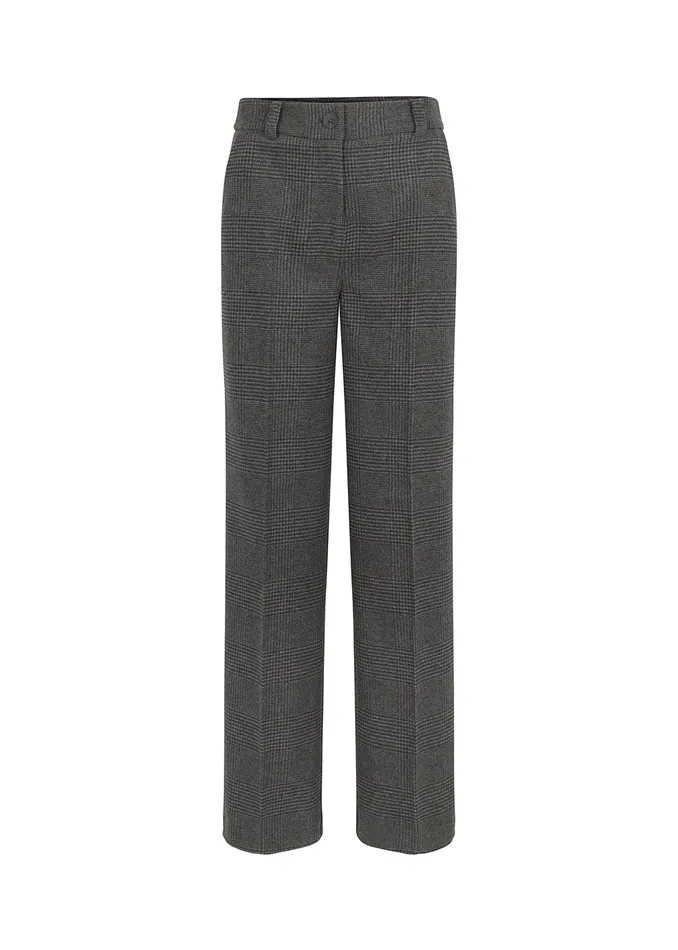 Women Gale Check Pants Cox Grey Check Modstrm Pants and Leggings Women Gale Check Pants Cox Grey Check Modstrm Pants and Leggings