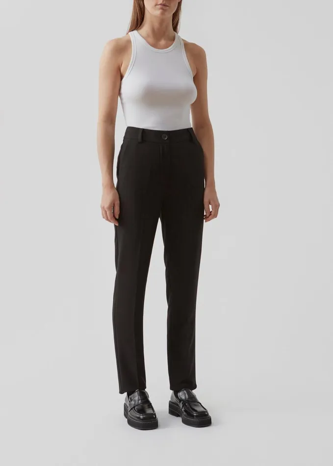 Women Gale Straight Pants Dark Sea Modstrm Suits Women Gale Straight Pants Dark Sea Modstrm Suits