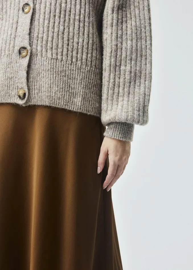 Women Goldie Cardigan Camel Modstrm Blouses and Knitwear Women Goldie Cardigan Camel Modstrm Blouses and Knitwear