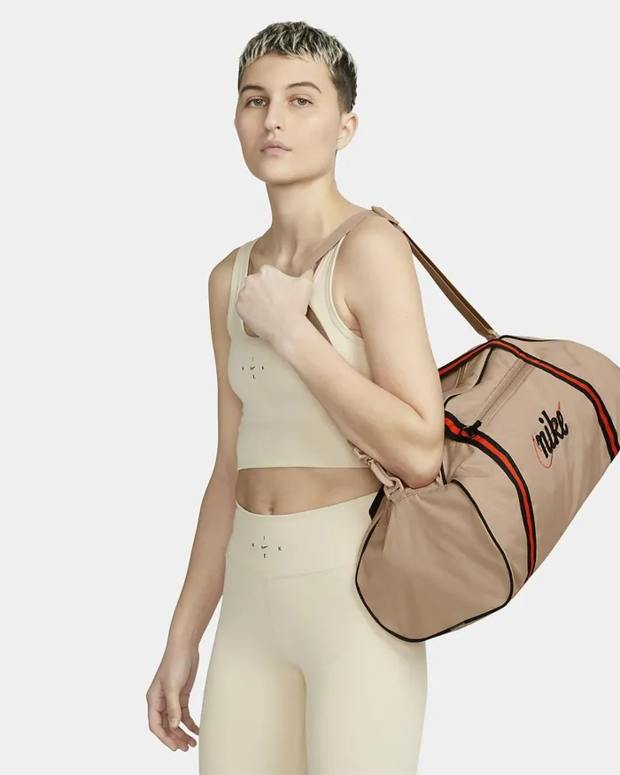 Women Gym Club Hempblackrush Orange Nike Bags And Backpacks