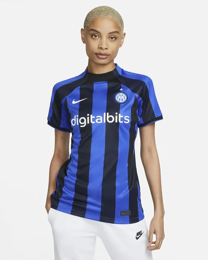 Women Inter Milan 202223 Stadium Home Lyon Blueblackblackwhite Nike Tops And TShirts Women Inter Milan 202223 Stadium Home Lyon Blueblackblackwhite Nike Tops And TShirts