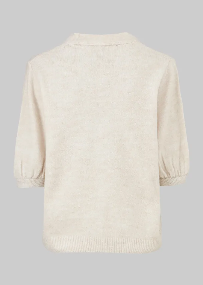 Women Irene Cardigan Summer Sand Modstrm Blouses and Knitwear Women Irene Cardigan Summer Sand Modstrm Blouses and Knitwear