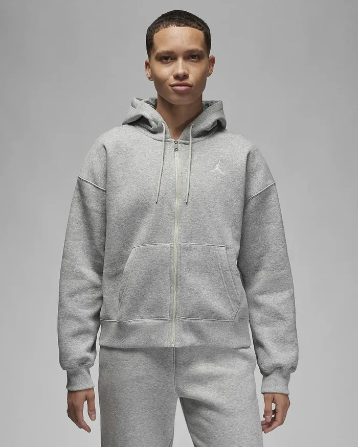 Women Jordan Brooklyn Fleece Dark Grey Heatherwhite Nike Matching Sets