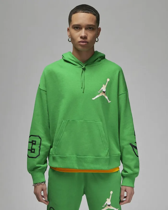 Women Jordan Brooklyn Lucky Green Nike Hoodies And Sweatshirts