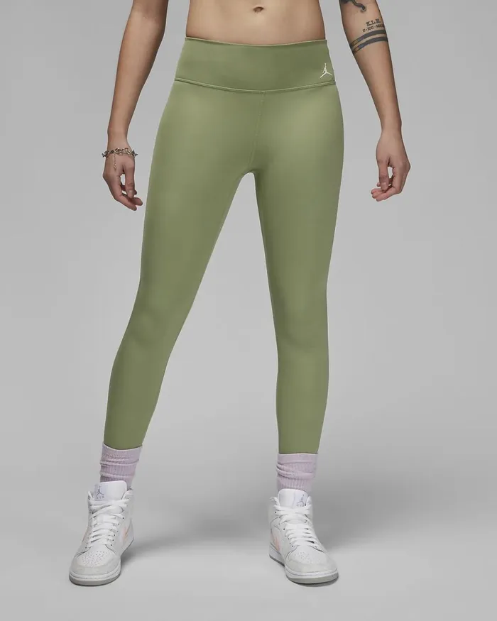 Women Jordan Sport Oil Greenphantom Nike Leggings