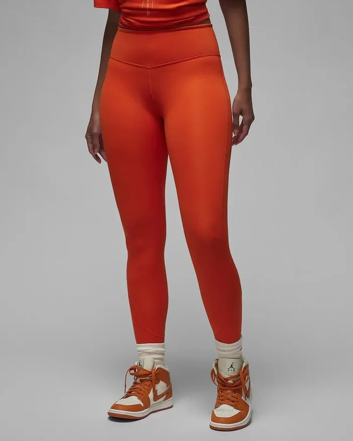 Women Jordan Sport Picante Redblackblack Nike Leggings