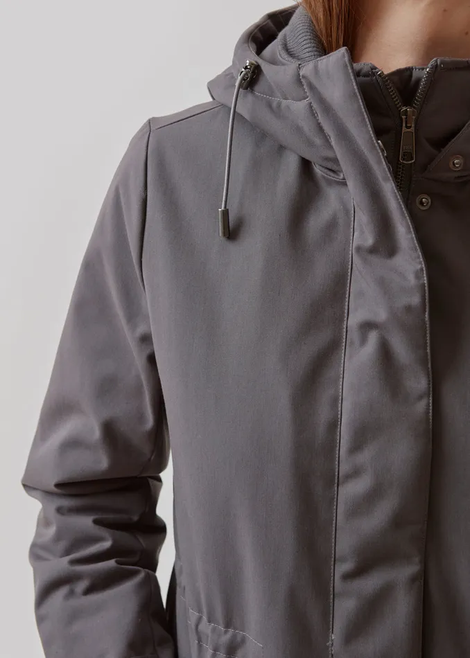 Women Keller Coat Rainy Grey Modstrm Coats and Jackets Women Keller Coat Rainy Grey Modstrm Coats and Jackets