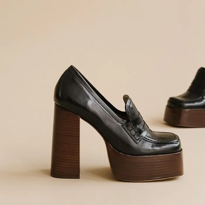 Women Loafers Jonak Platform Loafers With Square Toe
