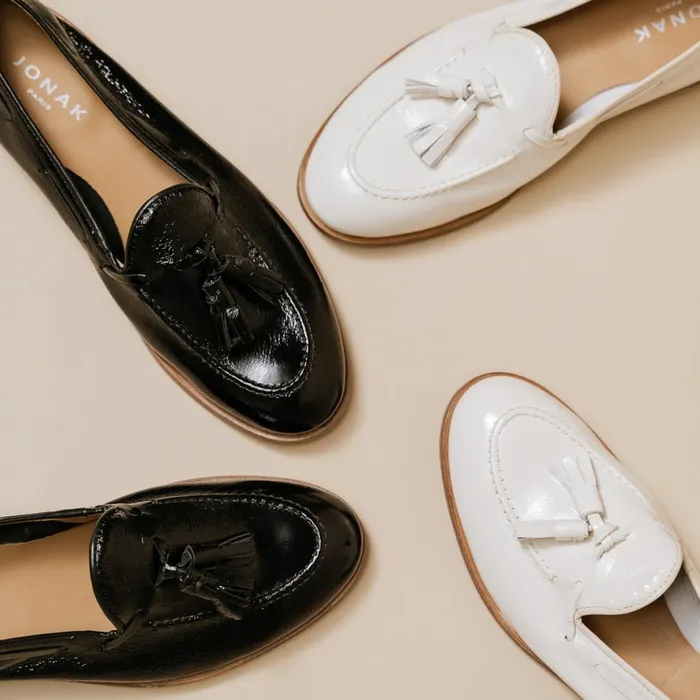 Women Loafers Jonak Round Toe Loafers With Pompons