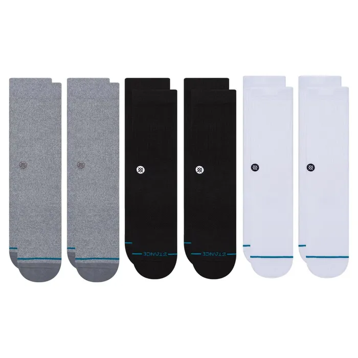 WomenMen 6 Pack Crew Socks Multi Stance Crew