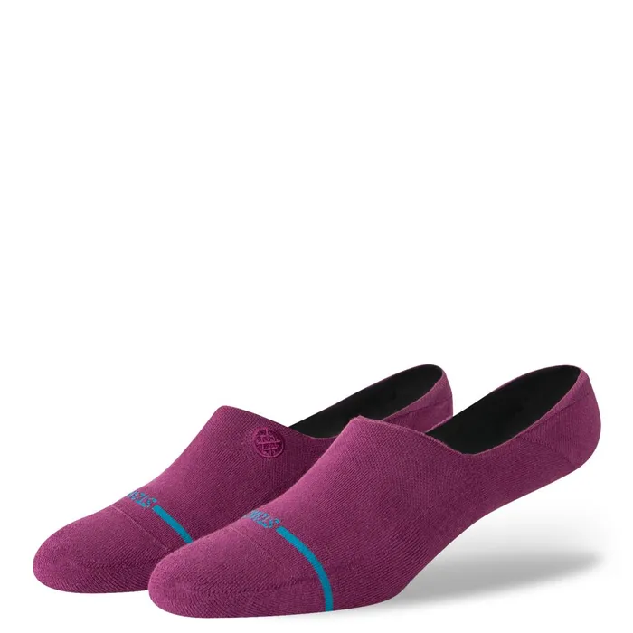 WomenMen Cotton No Show Socks Icon 8211 Berry Stance No Show