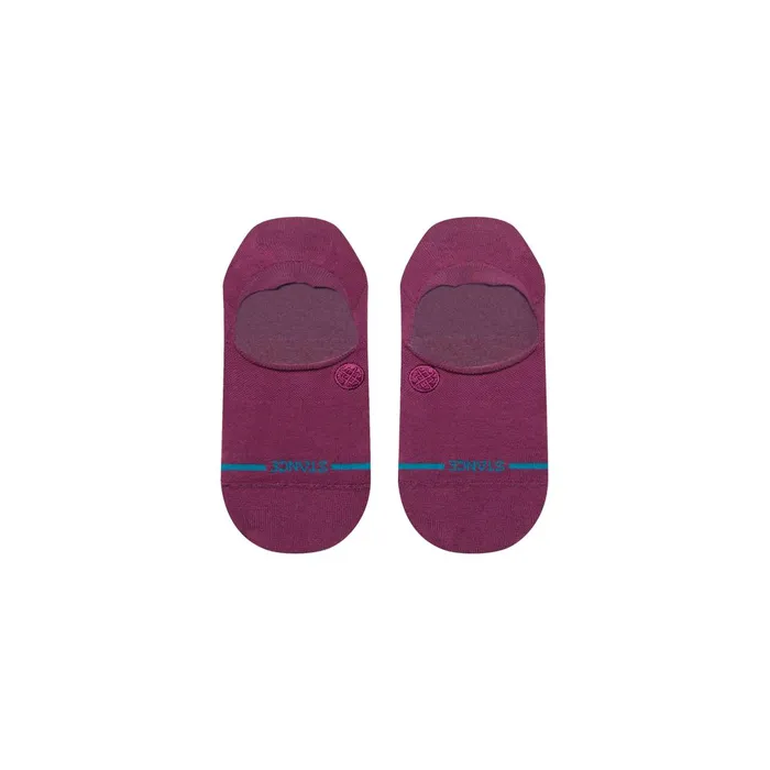 WomenMen Cotton No Show Socks Icon 8211 Berry Stance No Show