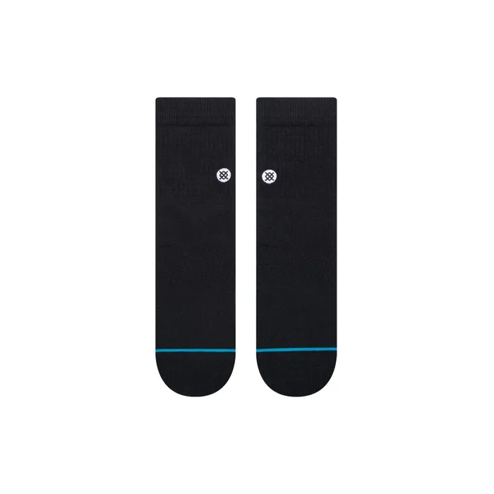 WomenMen Cotton Quarter Socks Icon 8211 Black Stance Quarter