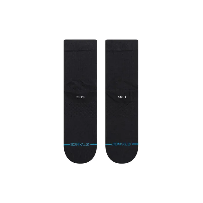 WomenMen Cotton Quarter Socks Icon 8211 Black Stance Quarter