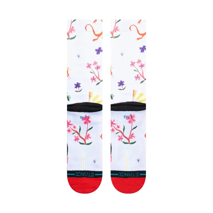 WomenMen Disney 100 Este Preda X Poly Crew Socks Mulan By Estee 8211 Red Stance Crew