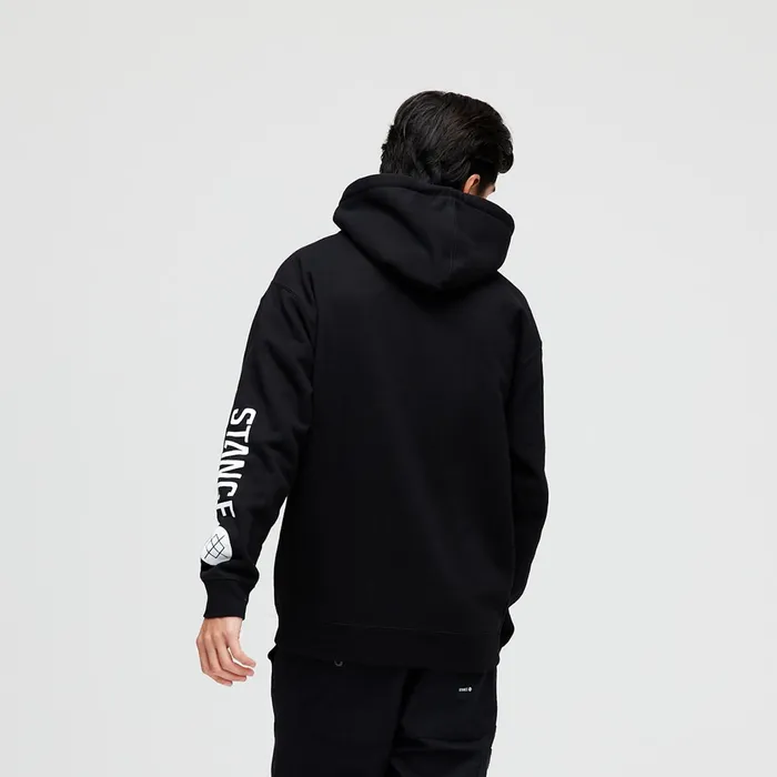 WomenMen Icon Hoodie Black Stance Hoodies and Jackets
