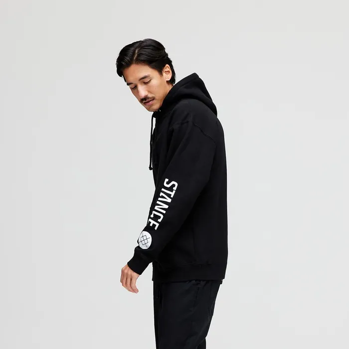 WomenMen Icon Hoodie Black Stance Hoodies and Jackets