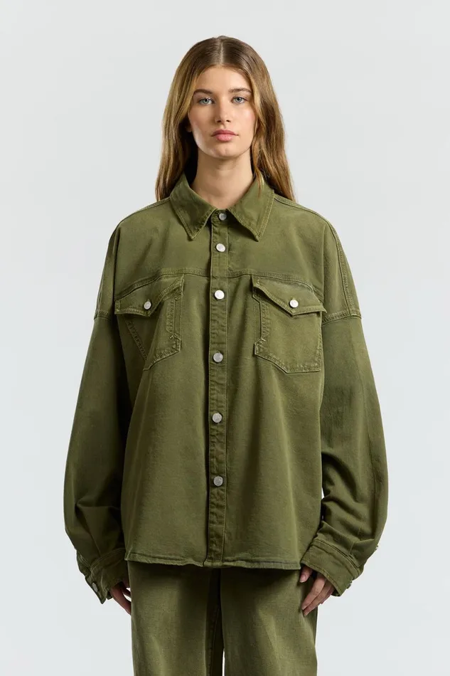 WomenMen Overshirt Fern COTTON CITIZEN Denim WomenMen Overshirt Fern COTTON CITIZEN Denim