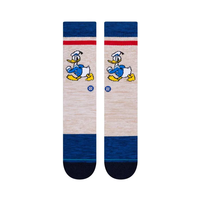 WomenMen X Vintage Disney 2020 Crew Socks Donald Duck 8211 Natural Stance Crew