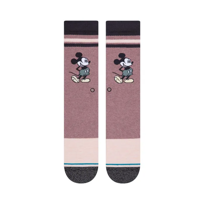 WomenMen X Vintage Disney 2020 Crew Socks Mickey Mouse 8211 Multi Stance Crew