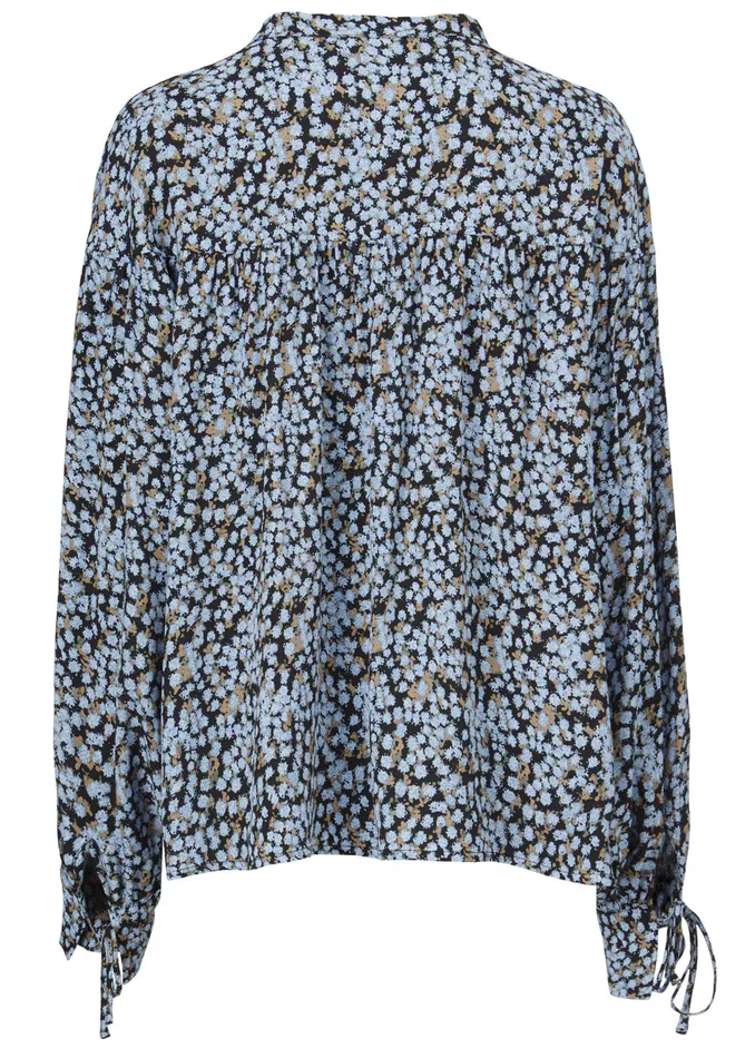 Women Menna Print Top Forest Fleur Modstrm Tops Women Menna Print Top Forest Fleur Modstrm Tops