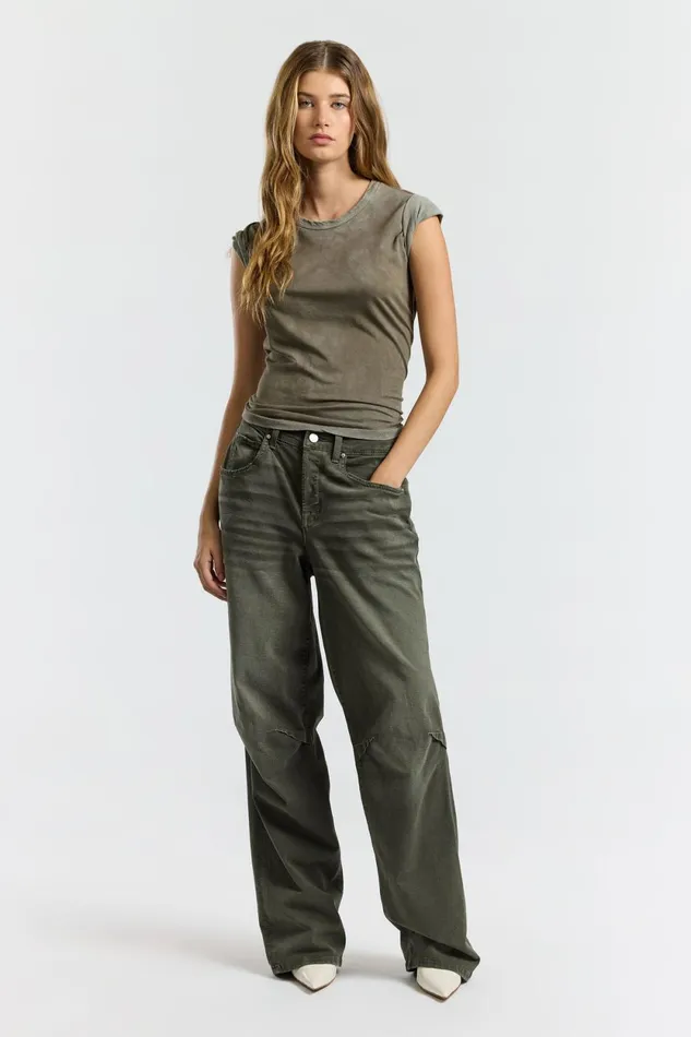 Women Mila Pant Steel Gray COTTON CITIZEN Denim Women Mila Pant Steel Gray COTTON CITIZEN Denim