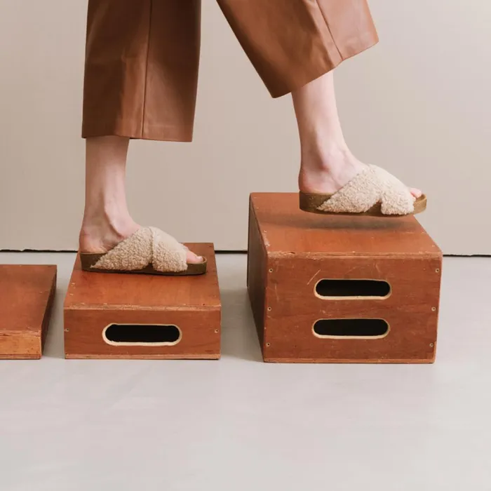Women Mules Clogs Jonak Crossed Strap Sandals