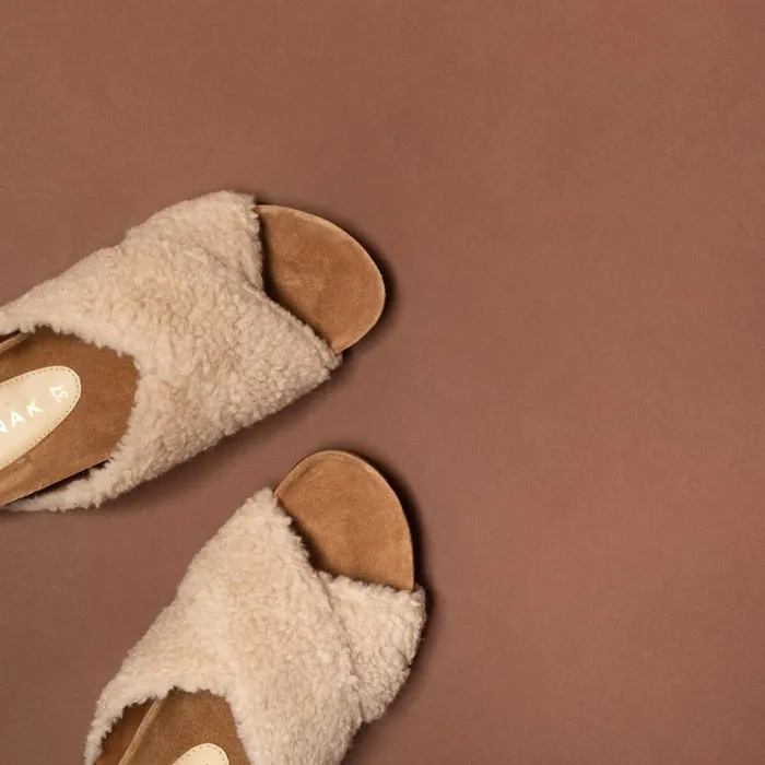 Women Mules Clogs Jonak Crossed Strap Sandals