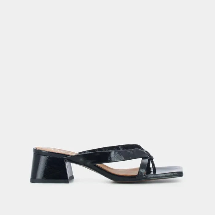 Women Mules Clogs Jonak Heeled Mules With SquareToe And Straps