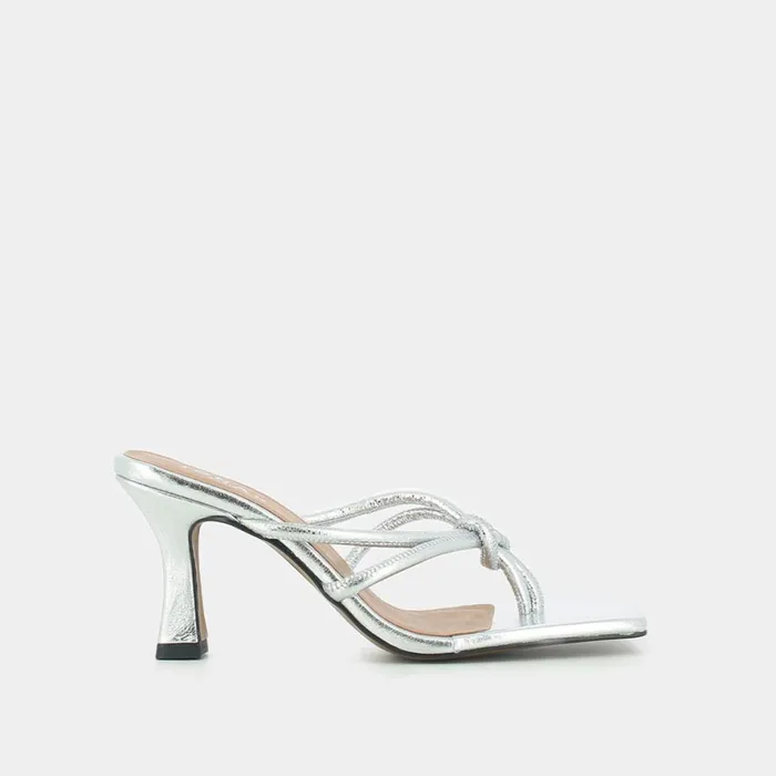 Women Mules Clogs Jonak Mules With Heel And Knotted Straps