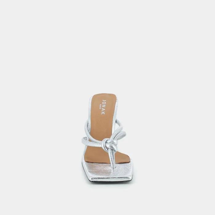 Women Mules Clogs Jonak Mules With Heel And Knotted Straps