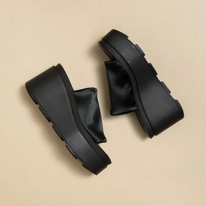 Women Mules Clogs Jonak Open Toe Mules With Notched Soles