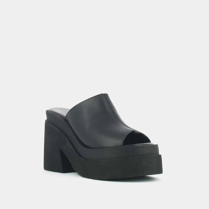 Women Mules Clogs Jonak Open Toe Mules With Thick Sole
