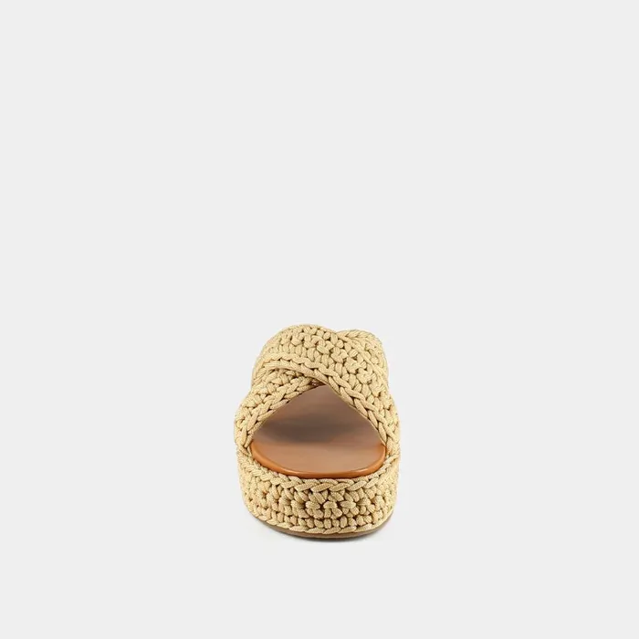 Women Mules Clogs Jonak Platform Mules With Crossed Straps