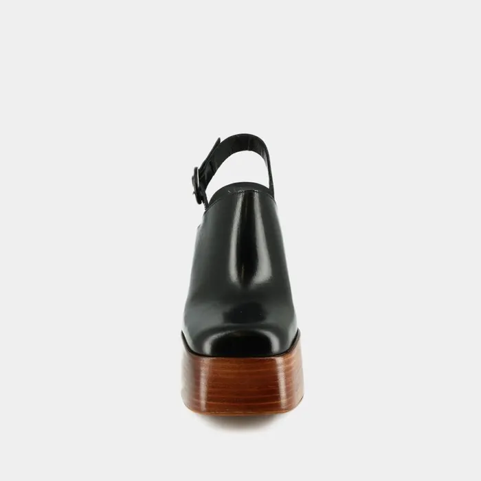 Women Mules Clogs Jonak Platform Mules With Square Toe