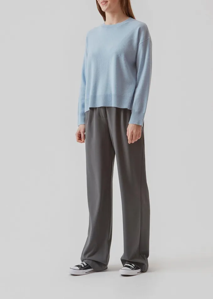 Women Noris Oneck Blue Pearl Modstrm Blouses and Knitwear