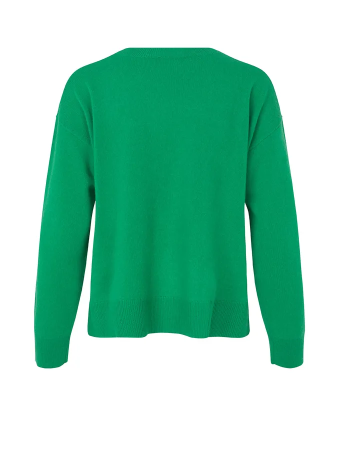 Women Noris Oneck Green Meadow Modstrm Blouses and Knitwear Women Noris Oneck Green Meadow Modstrm Blouses and Knitwear