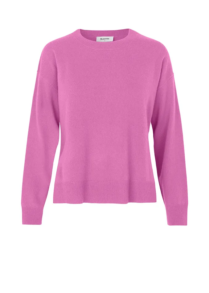 Women Noris Oneck Pale Grape Modstrm Blouses and Knitwear