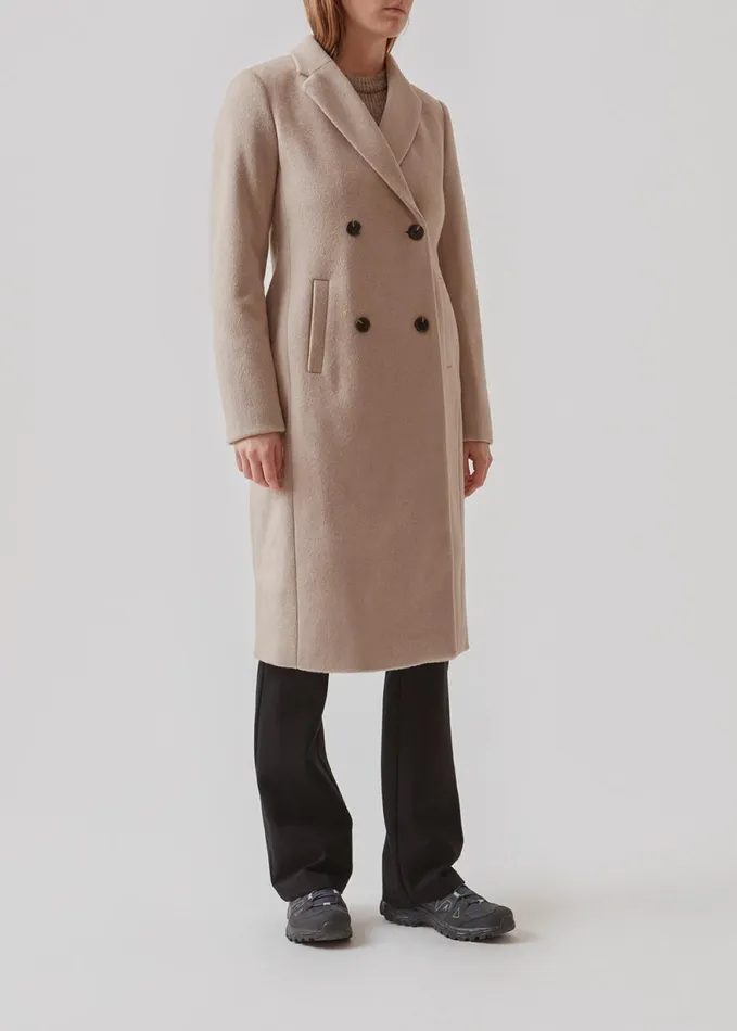 Women Odelia Long Coat Atmosphere Modstrm Coats and Jackets