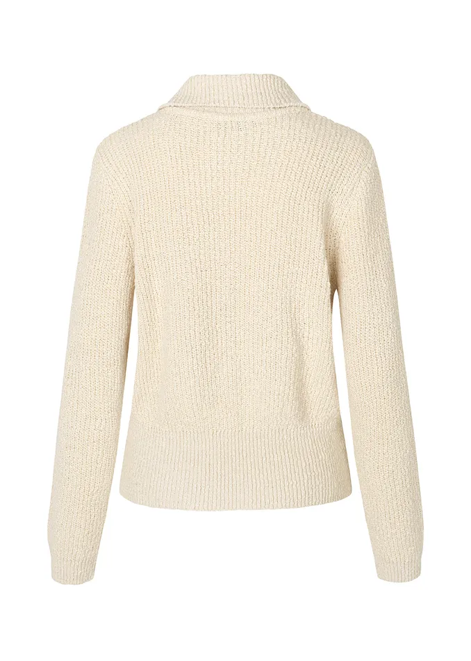 Women OmenMD Cardigan Off White Modstrm Blouses and Knitwear Women OmenMD Cardigan Off White Modstrm Blouses and Knitwear