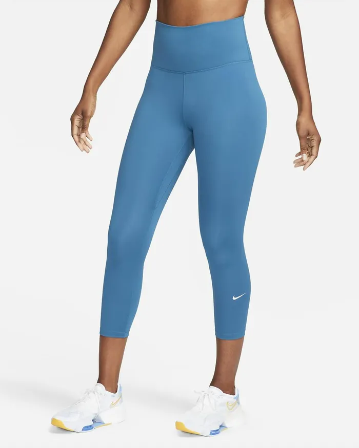 Women One Industrial Bluewhite Nike Leggings