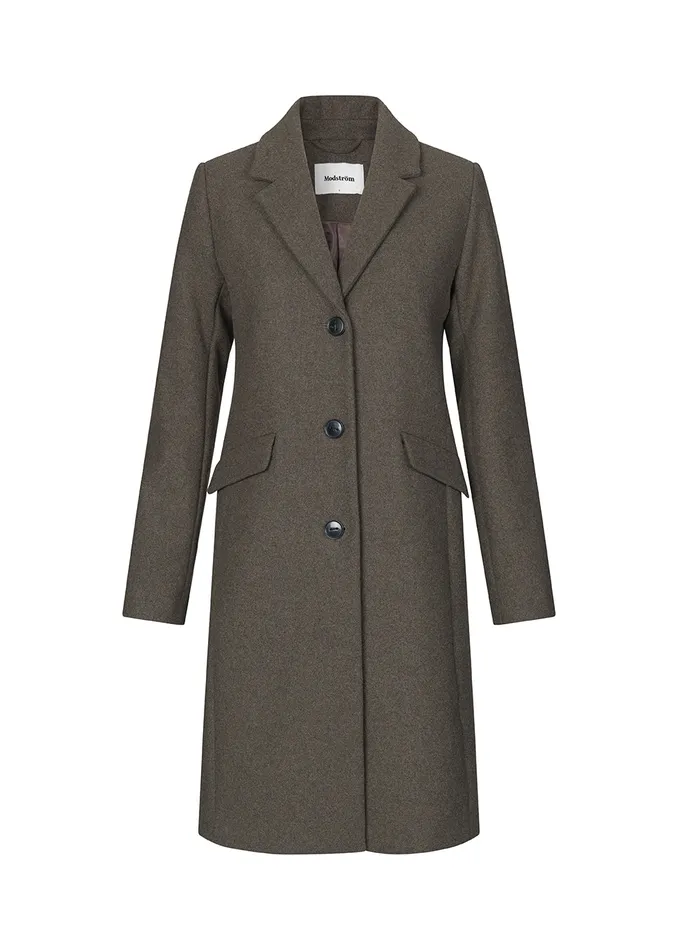 Women Pamela Coat Espresso Modstrm Coats and Jackets