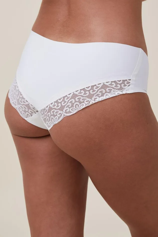 Women Panties Cotton On Party Pants Boyleg Brief Cream